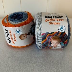 Bernat Softee Baby Stripes Yarn - NEW